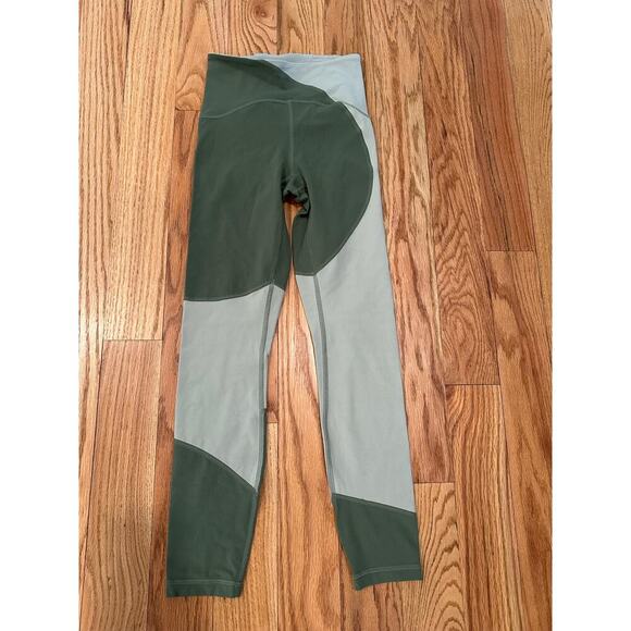 Lululemon Nulu Color Block Tight - Picture 1 of 6